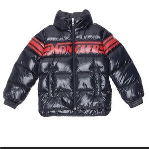 Moncler Saise Logo Down Jacket - Boys 12